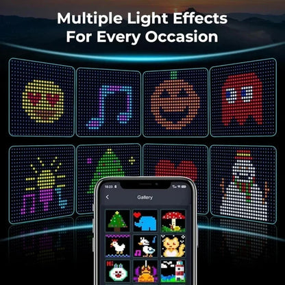 App-Controlled LED Christmas Curtain Light with Music Sync