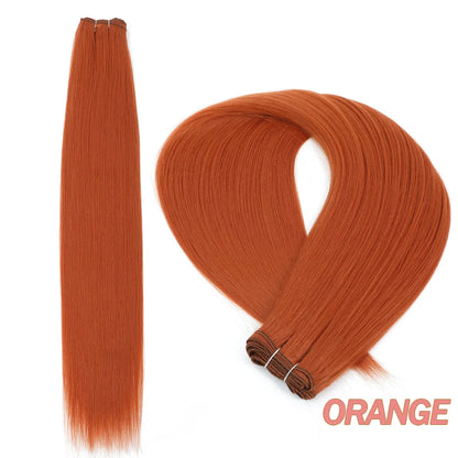 Bone Straight Synthetic Hair Bundles