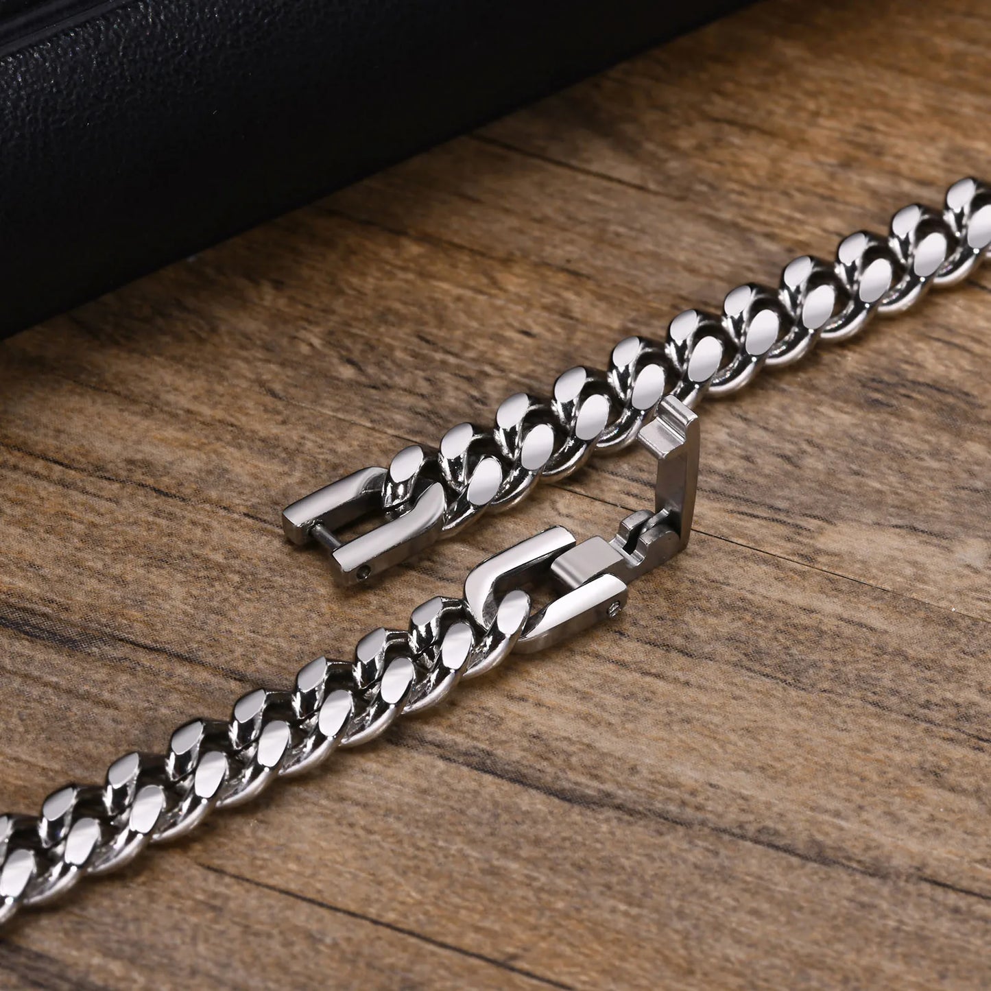 Vnox Stainless Steel Cuban Chain Bracelets