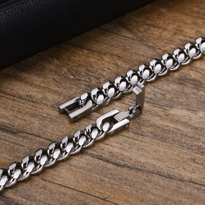 Vnox Stainless Steel Cuban Chain Bracelets