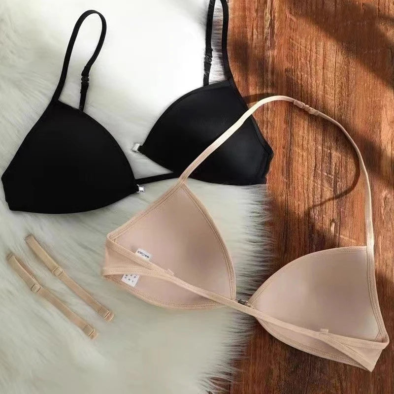 Women’s Front-Closure French Triangle Bralette