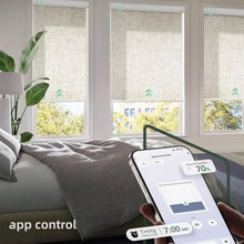 Dual Control Automatic Motorized or Pull Down Roller Shades Screen