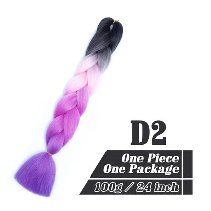 Synthetic Crochet Pre Stretched Jumbo Braids