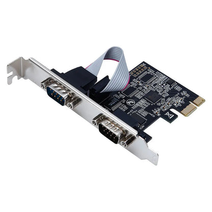 UTHAI Pcie To Two Serial Ports RS232 Interface Industrial Control Computer Expansion Card