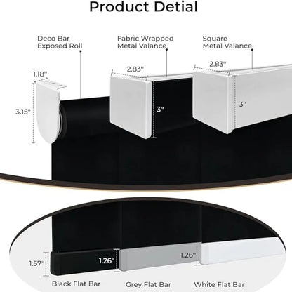 Fireproof and Thermal Insulation Easily Pull Down Roller Blinds