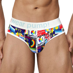 Racing Flag Plaid Printed Breathable Soft Briefs