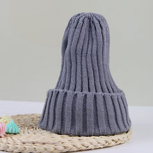 Solid Color Knitted Baby Beanie