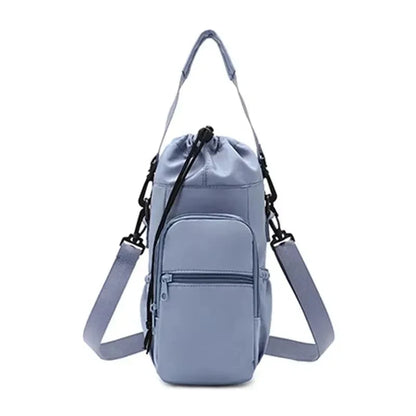 Portable Water Bottle Bag with Adjustable Straps