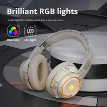 Wireless Esports Gaming Headphones With RGB Lighting Intelligent Noise Reduction