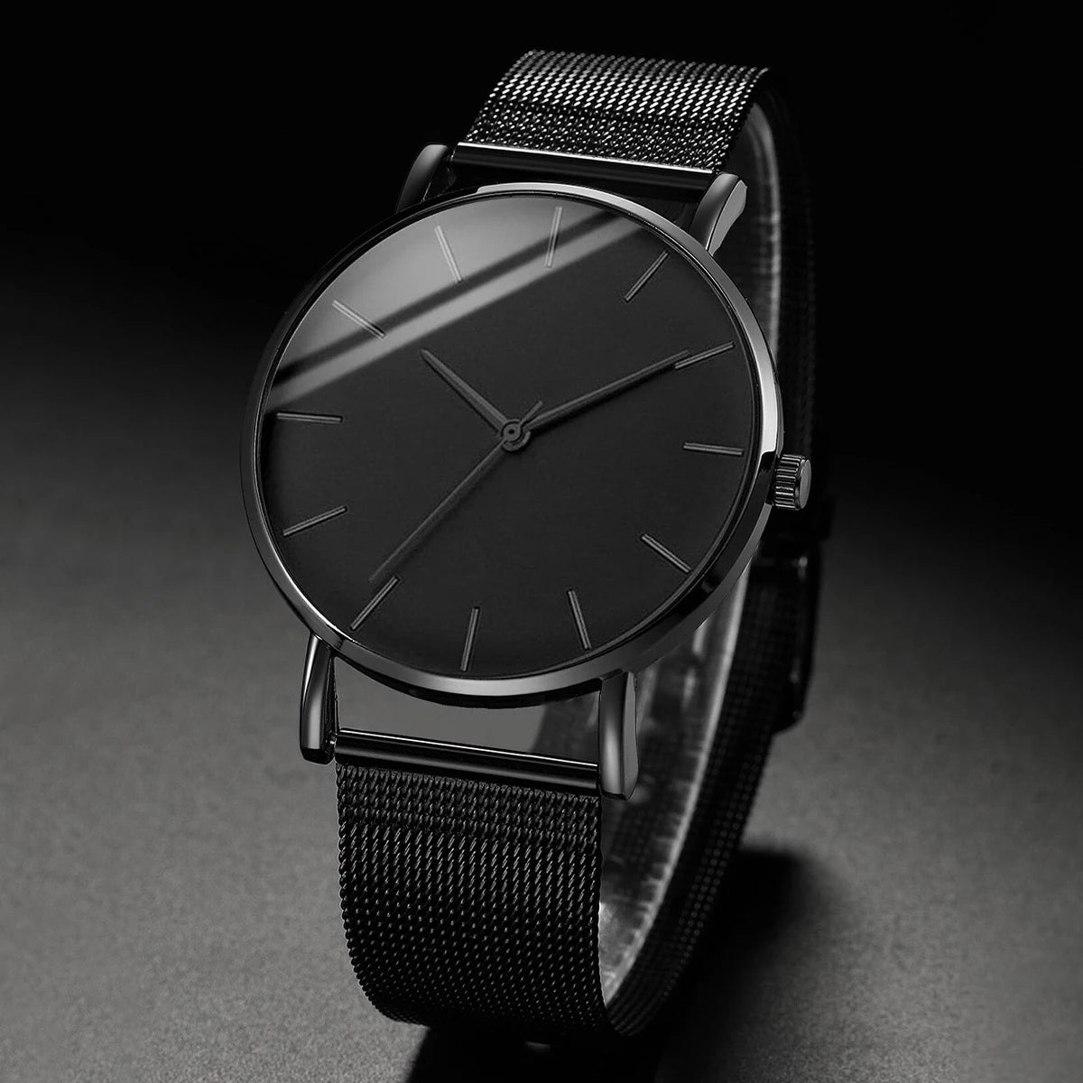 Ultra Thin Stainless Steel Mesh Belt Quartz Watch