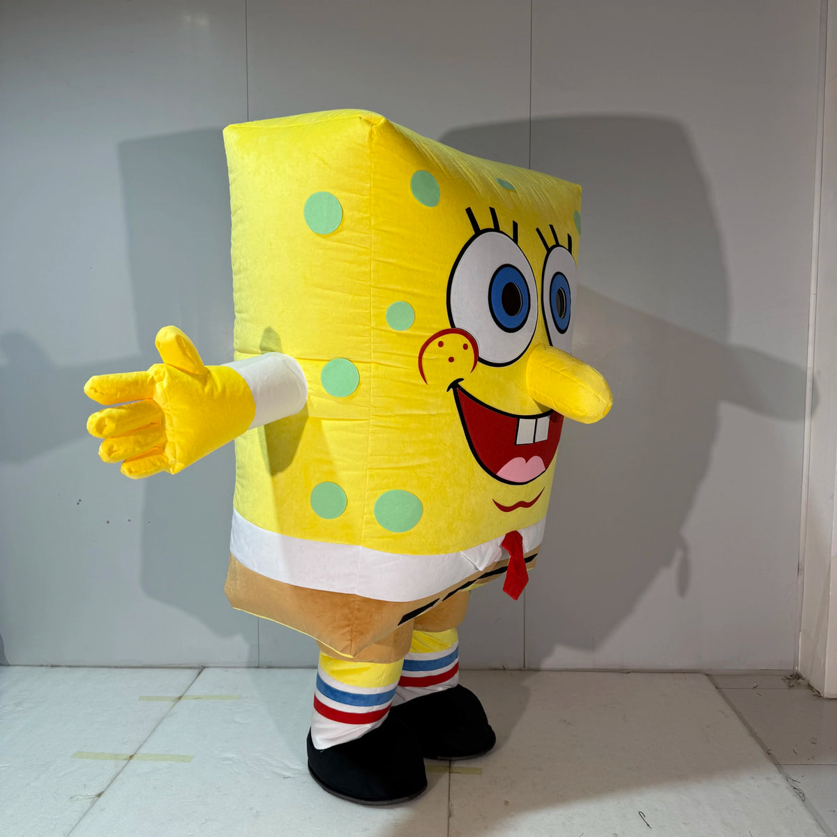 Inflatable SpongeBob SquarePants Mascot Costume - Adult Party & Event Outfit