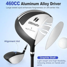 Men's Complete Golf Clubs Set with 460CC Driver