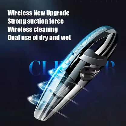 Wireless Handheld Car Vacuum Cleaner - High-Power Portable Cordless Cleaner