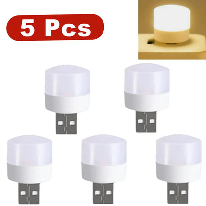 5pcs USB LED Mini Book Light