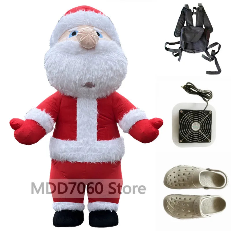 Giant Panda & Polar Bear Inflatable Costume – Adult Walking Plush Mascot Suit for Cosplay & Parties
