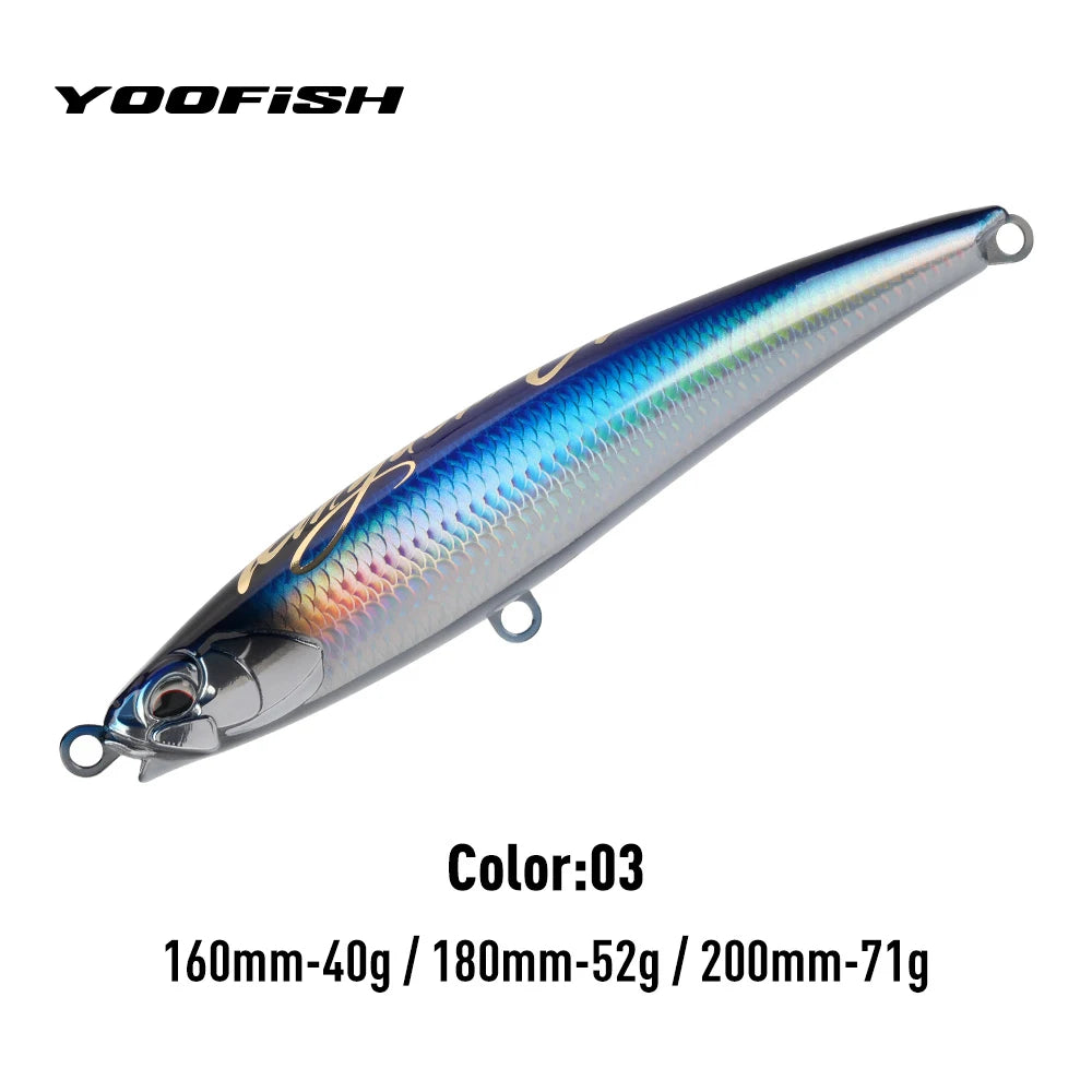 YOOFISH GT Floating Pencil Fishing Lures