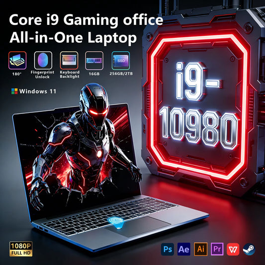 Core i9-10980 Gaming 16GB RAM Fingerprint Unlock Laptop