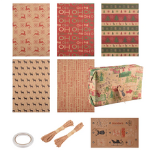 Upgraded 6 Pack Wrapping Paper Sheets
