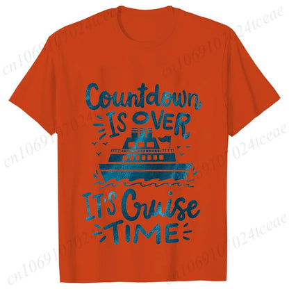"Countdown Is Over It's Cruise Time" Women's T-Shirt - Family Matching Vacation Tee