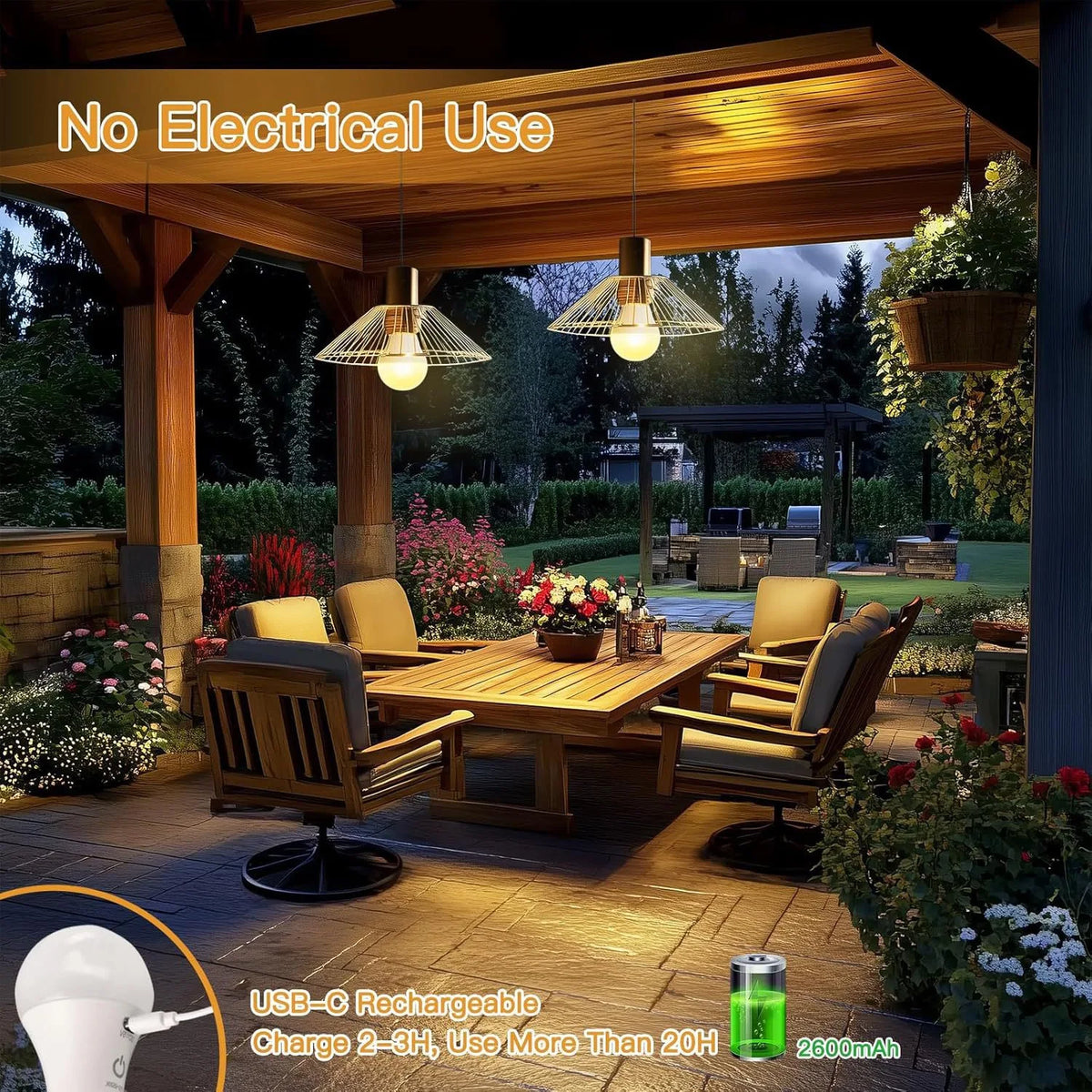 Rechargeable E27 LED Emergency Light Bulb with Remote Control