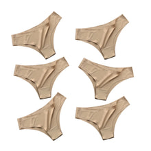 6Pcs Seamless Low Waist Ultra-thin Briefs