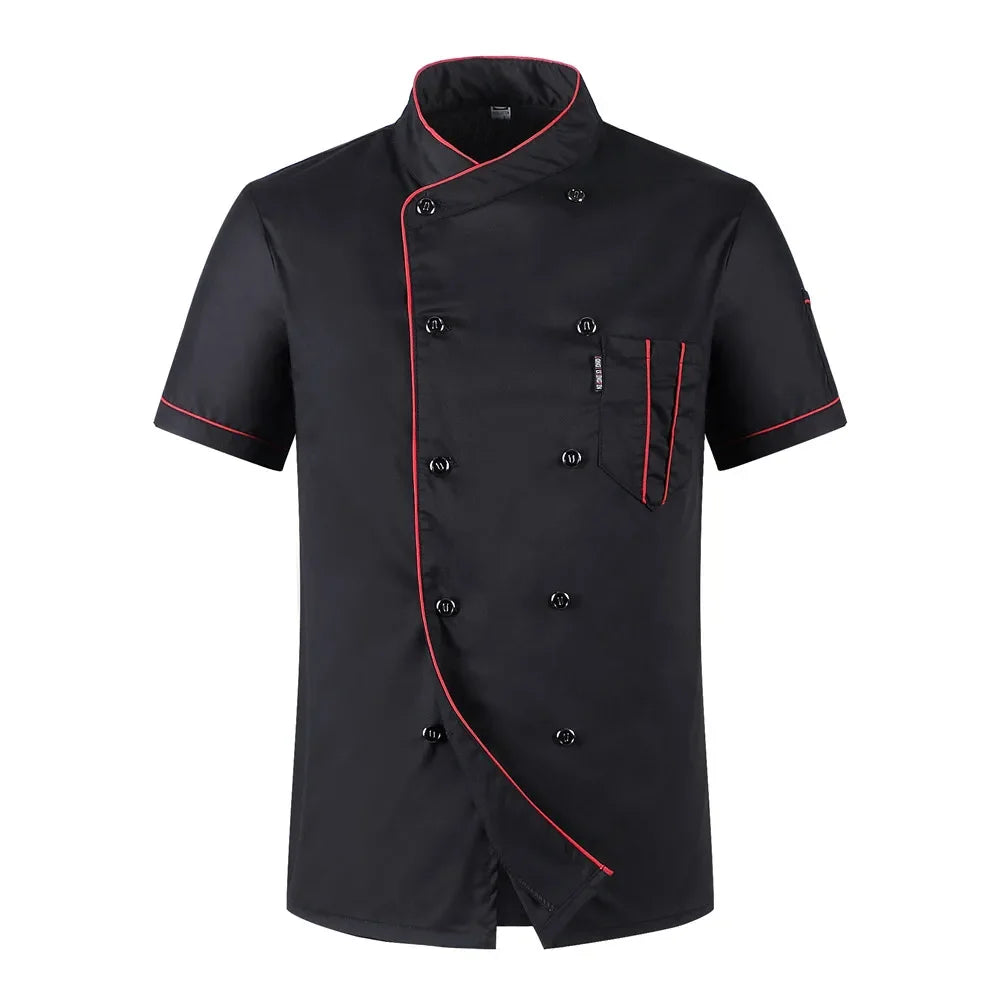 Short Sleeve Restaurant Chef Kitchen Work Uniform