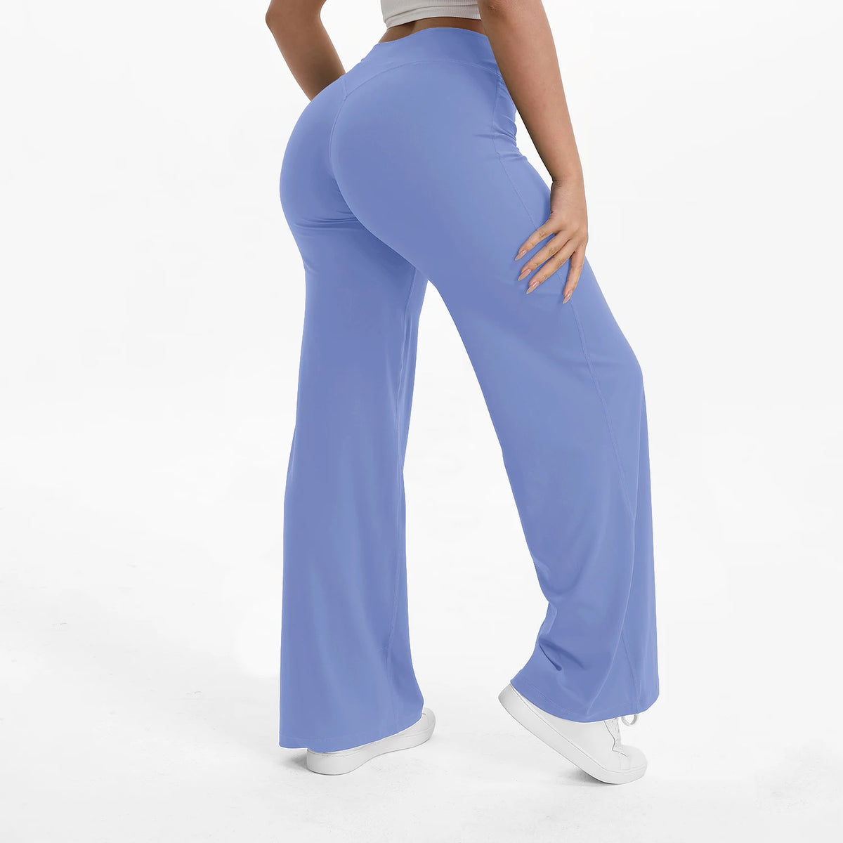 NCLAGEN Women’s Seamless Flare Yoga Leggings – High-Waist Butt Lifting Activewear