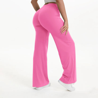 NCLAGEN Women’s Seamless Flare Yoga Leggings – High-Waist Butt Lifting Activewear