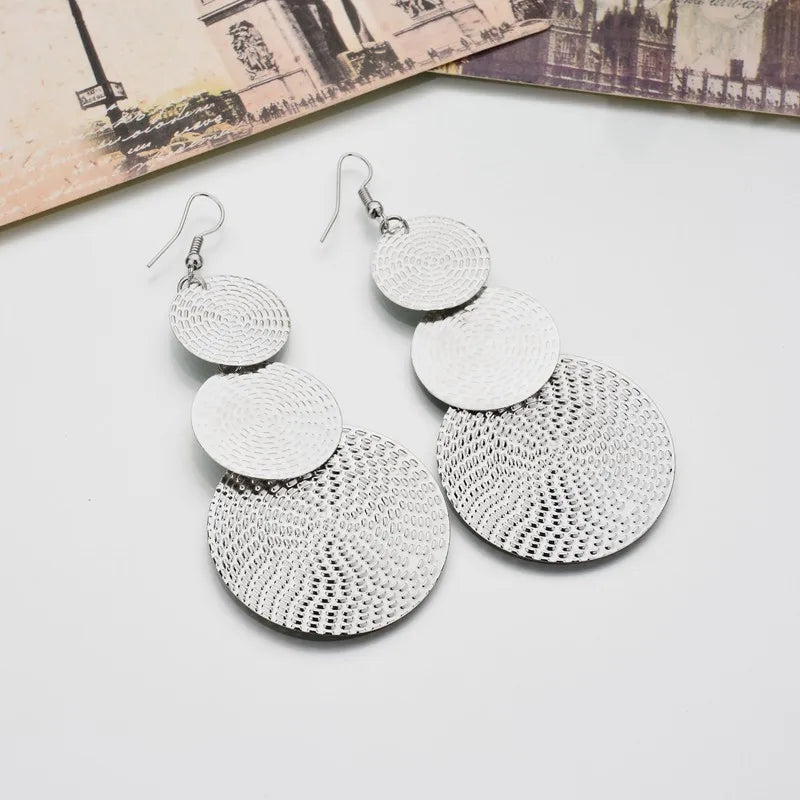 Floating Long Hook Earrings