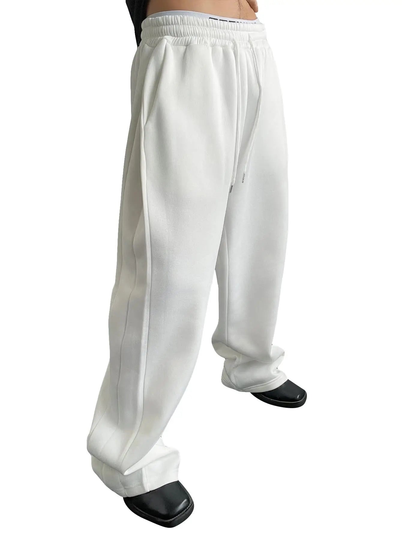 Straight Loose Fit Multi-pocket Joggers