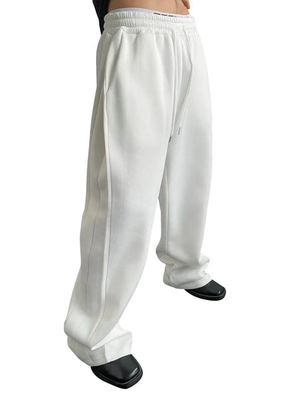 Straight Loose Fit Multi-pocket Joggers