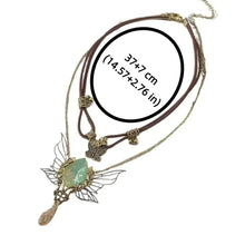 Rhinestone Wing Crystal Pendant Neclace