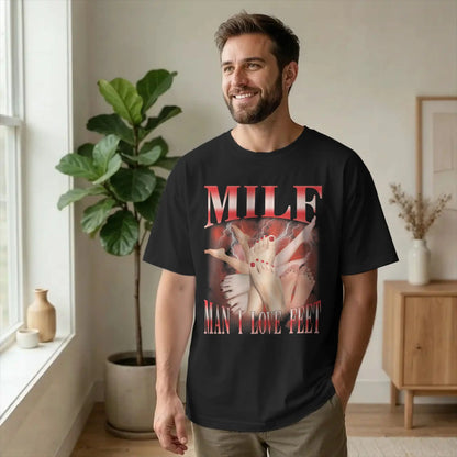 Men's Casual Graphic Crewneck T-Shirt