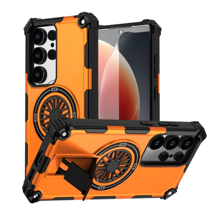 Armor 2-in-1 Shockproof Magnetic Adhesive Protective Case for Samsung