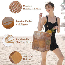 Mesh Large Capacity Foldable Beach Bag