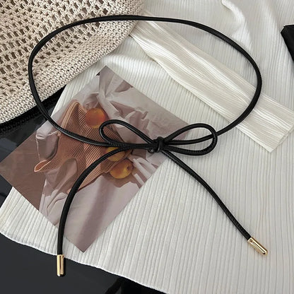 Round Thin Rope Belt