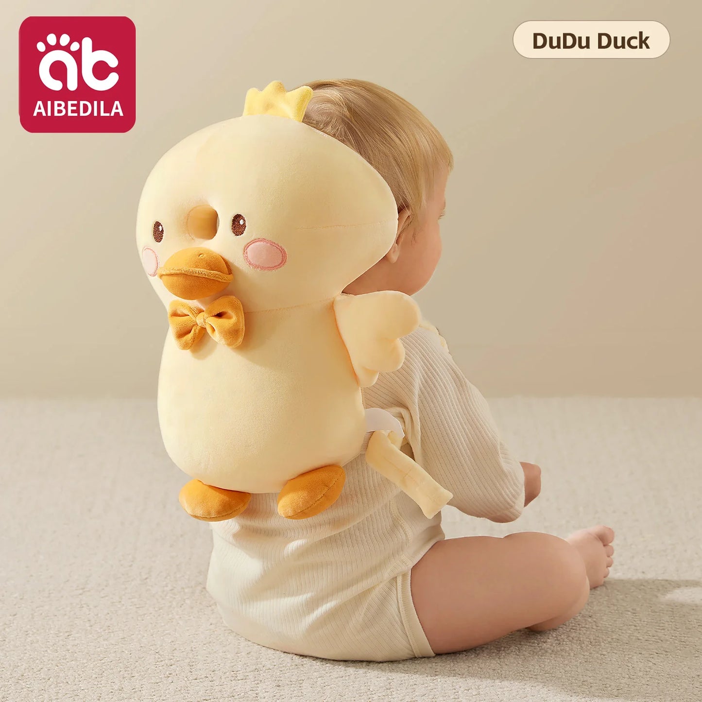 AIBEDILA Baby Head Protector Pillow 3-Sided Anti-Fall Back Safety