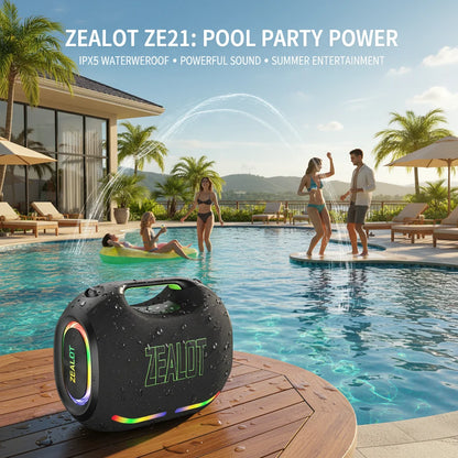 Zealot ZE21 400W Portable Waterproof Bluetooth Party Speaker