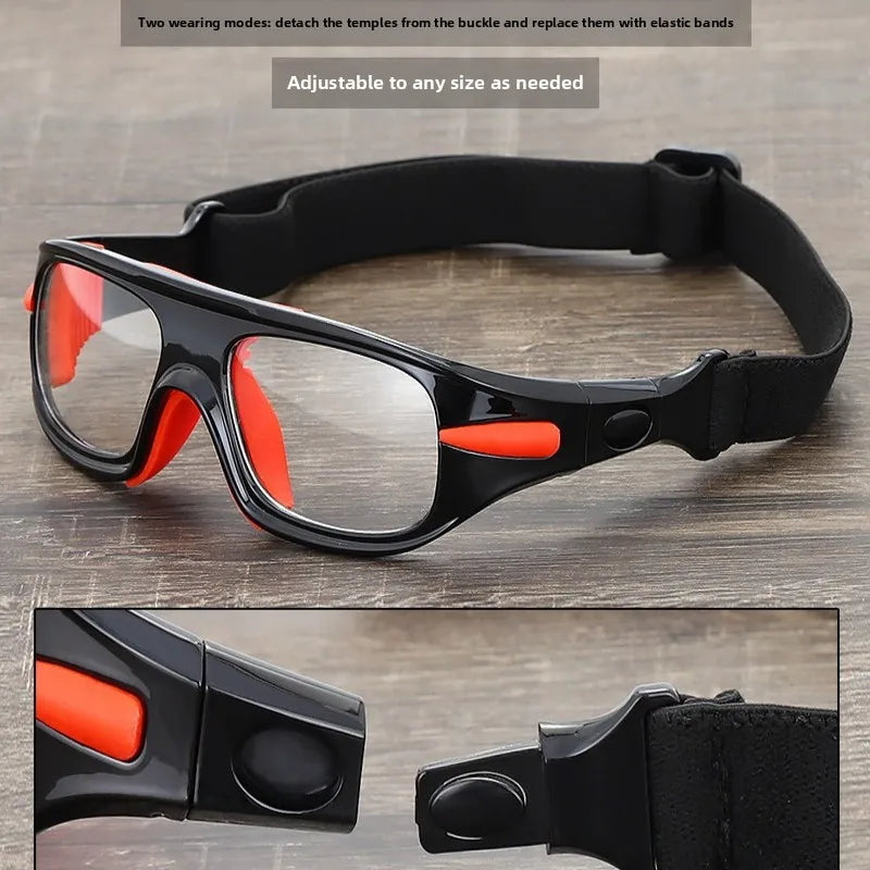 Anti-Collision Sports Goggles - Adjustable Prescription Eyewear for Basketball & Cycling
