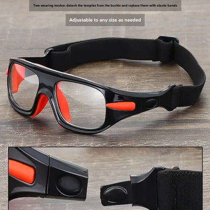 Anti-Collision Sports Goggles - Adjustable Prescription Eyewear for Basketball & Cycling