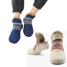 Winter Knitted Slippers Socks