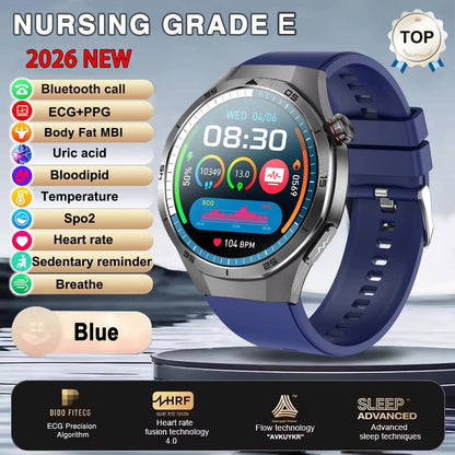 ECG+PPG Smart Watch - Advanced Health Monitor with HD Wireless Calling