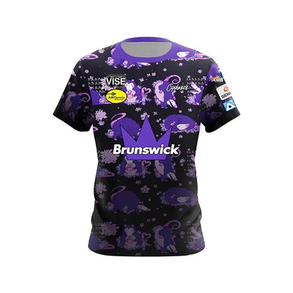 Brunswick Floral Garden Gnome Performance Bowling Jersey