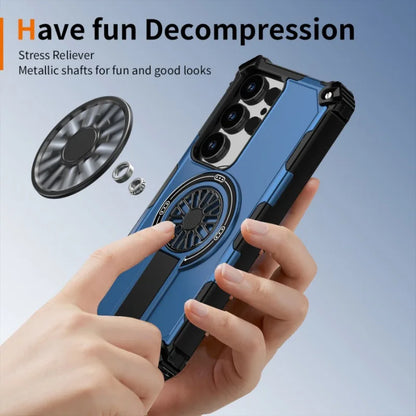 Armor 2-in-1 Shockproof Magnetic Adhesive Protective Case for Samsung