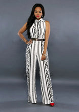 Colorful High Street Sleeveless Jumpsuit