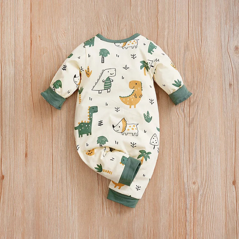 Baby Long Sleeve Print Onsie