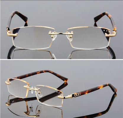 BEGREAT Designer Rimless Reading Glasses