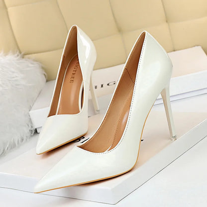 Women's Pointed Toe Super High Heel Stiletto Pumps