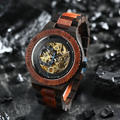 BOBO BIRD Wooden Mechanical Watch