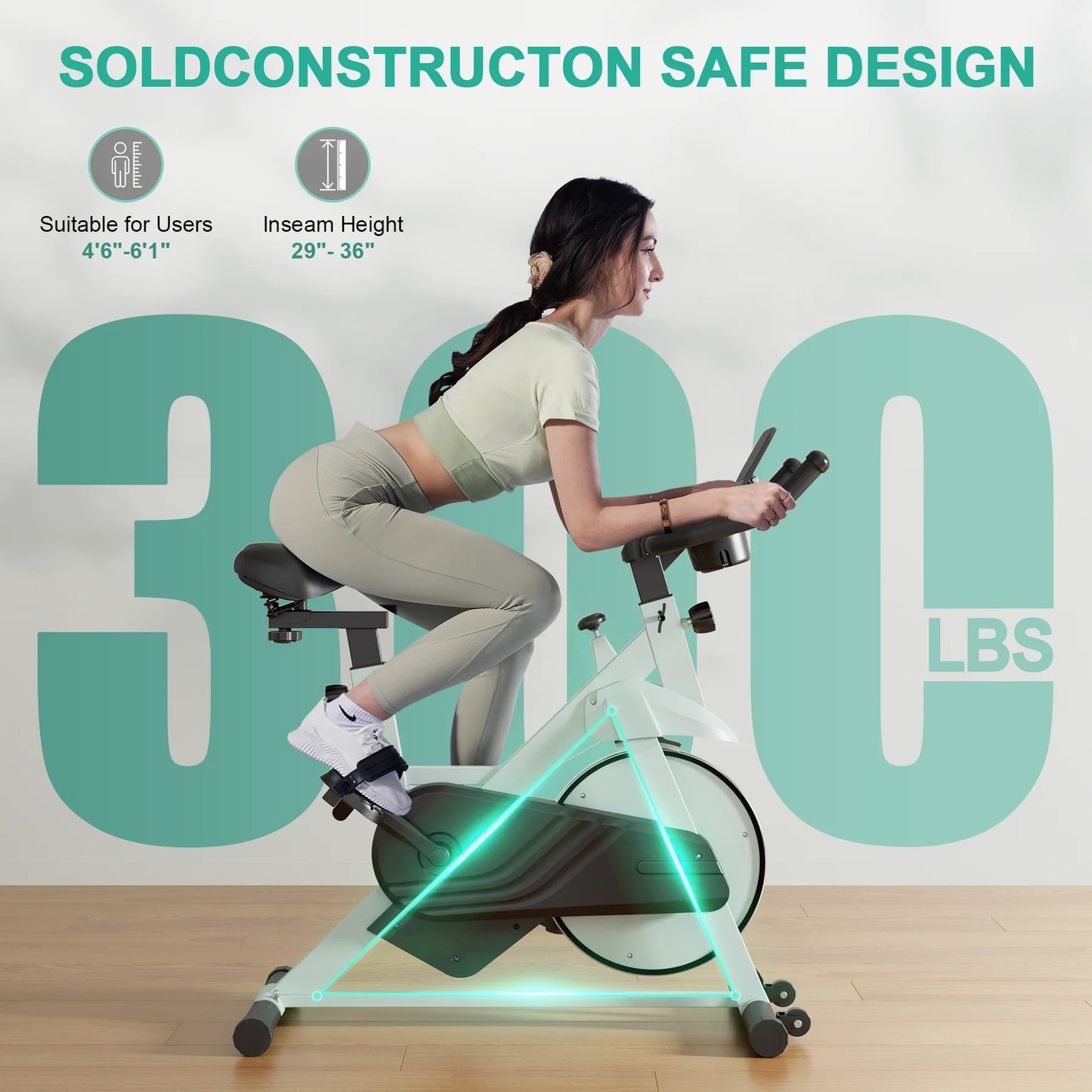 Superun  32-Level Magnetic Resistance Stationary Bikes